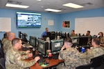 Service members attend training in 2018 at the U.S. Army Space and Missile School, a component of the U.S. Army Space and Missile Defense Command, in Colorado Springs, Colorado.