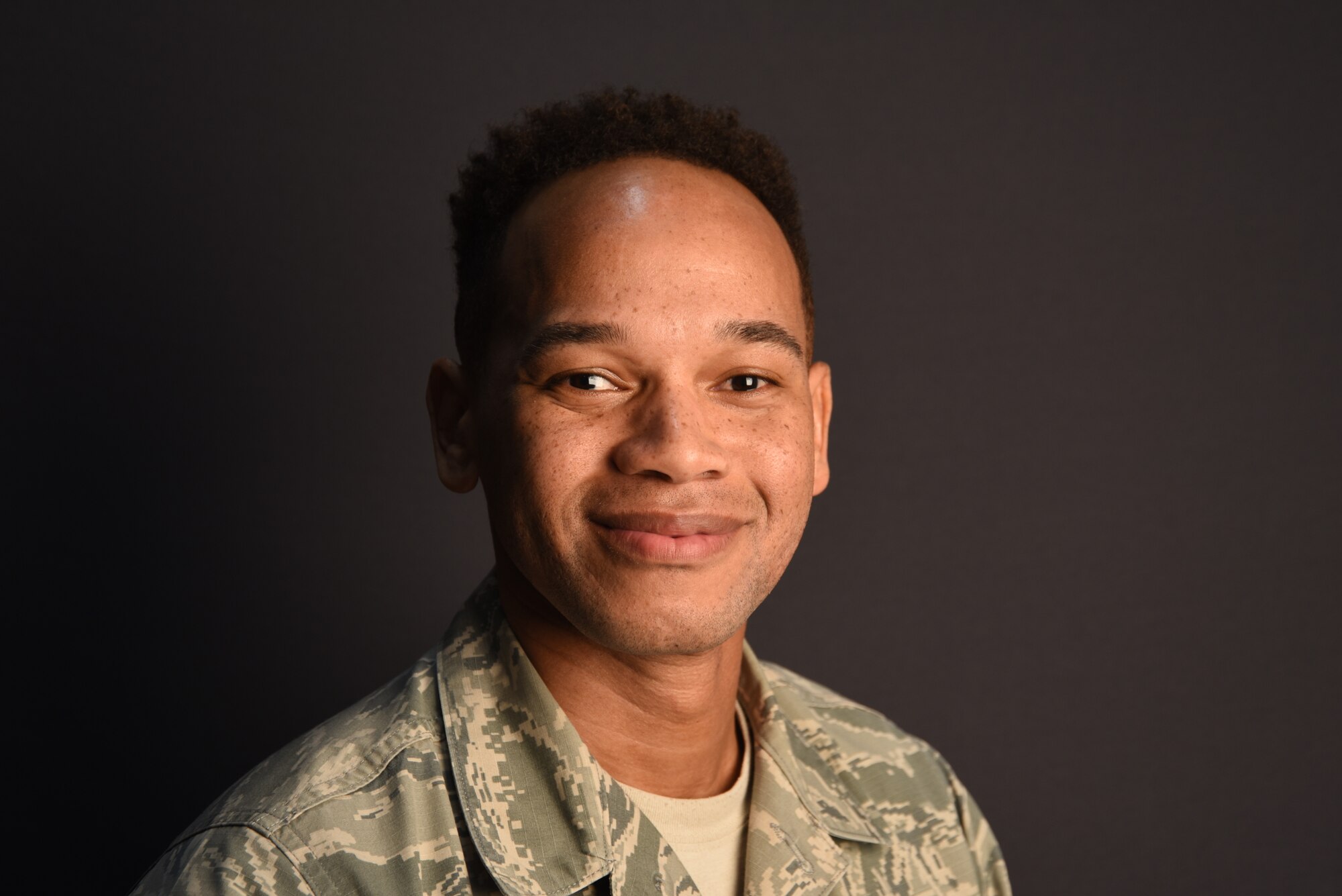 Tech. Sgt. Lorenzo Frankin works in the 403rd Wing Equal Opportunity office at Keesler Air Force Base, Biloxi, Mississippi. (U.S. Air Force photo by Tech. Sgt. Michael Farrar)