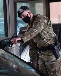 Air Force and Navy joint security operations at JBAB Arnold Gate