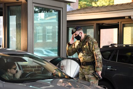 Air Force and Navy joint security operations at JBAB Arnold Gate