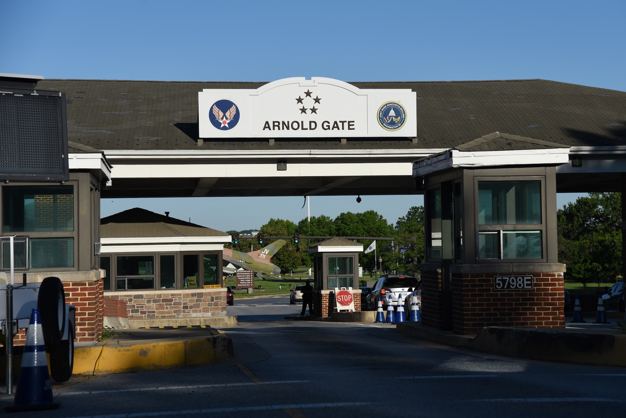 Air Force and Navy joint security operations at JBAB Arnold Gate