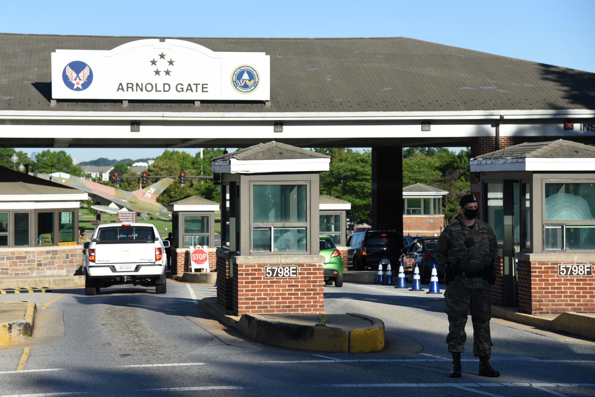 Air Force and Navy joint security operations at JBAB Arnold Gate