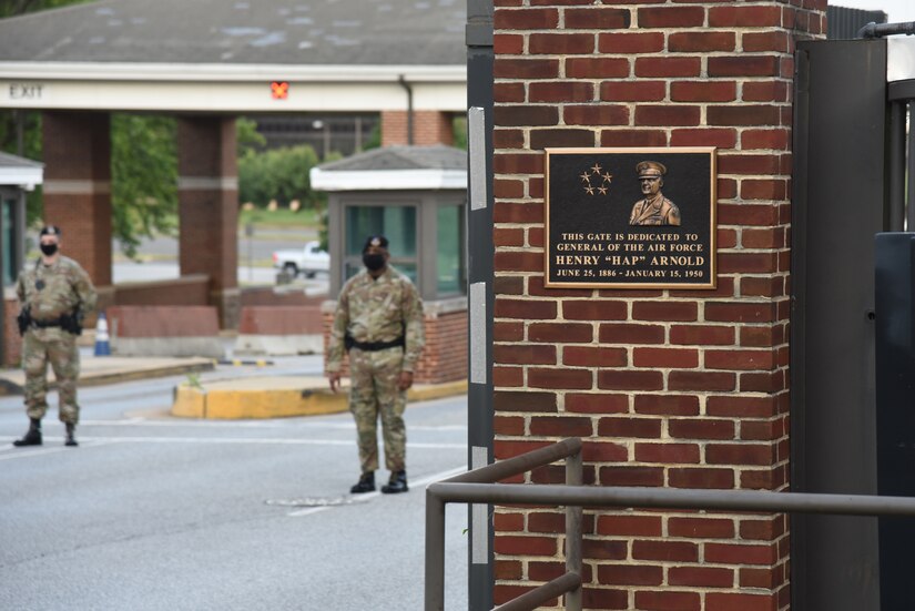 Air Force and Navy joint security operations at JBAB Arnold Gate