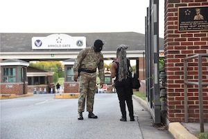 Air Force and Navy joint security operations at JBAB Arnold Gate