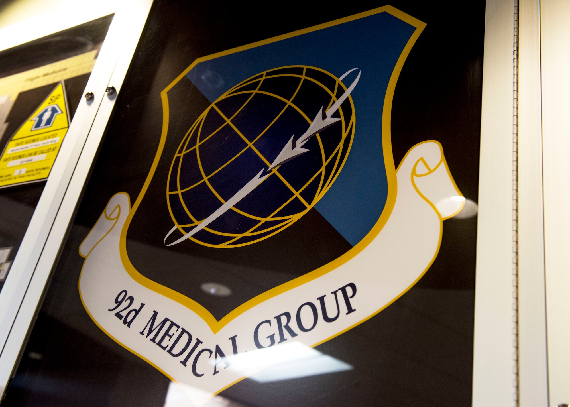 The 92nd Medical Group logo.