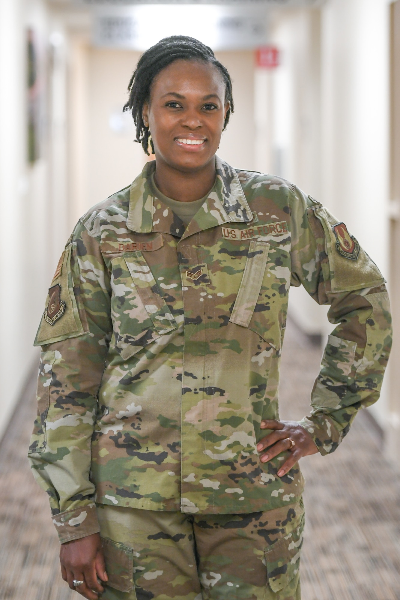 Senior Airman Roxanne Darien, 75th Operational Medical Readiness Squadron community health technician.