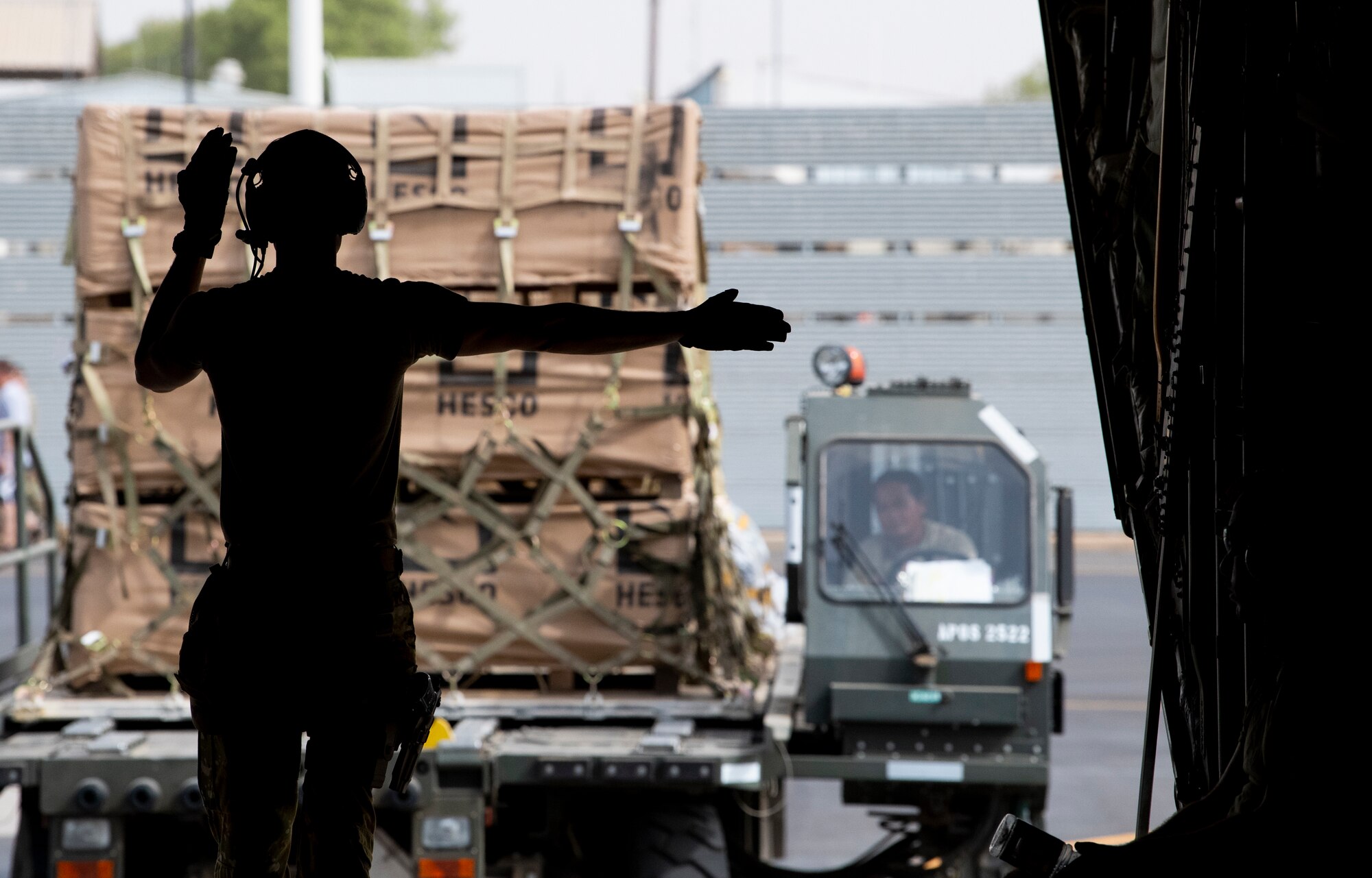 The 75th EAS provides strategic airlift capabilities across the Combined Joint Task Force - Horn of Africa area of responsibility.