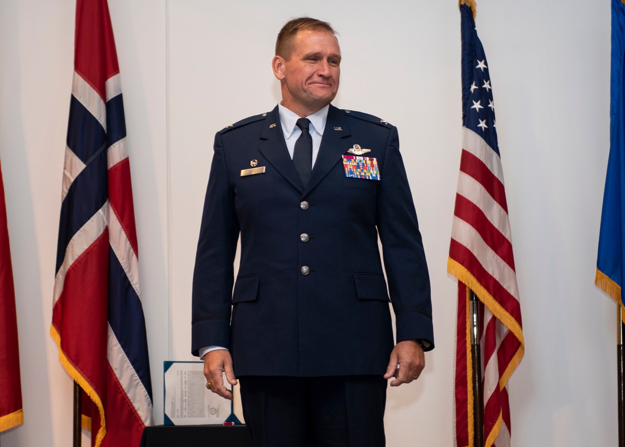 Haas recognized after accepting command of 80th FTW