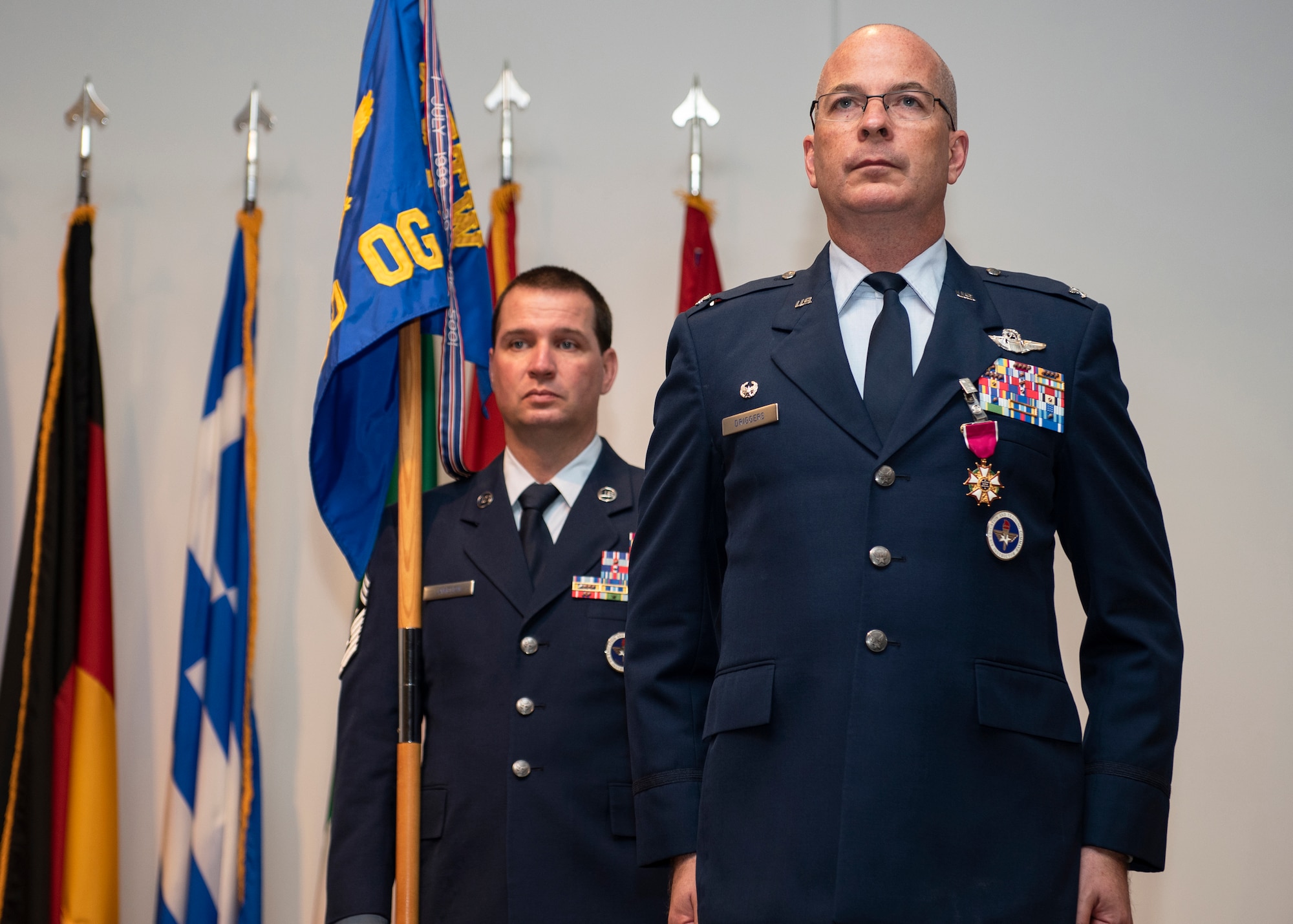 Driggers recognized after Legion of Merit award