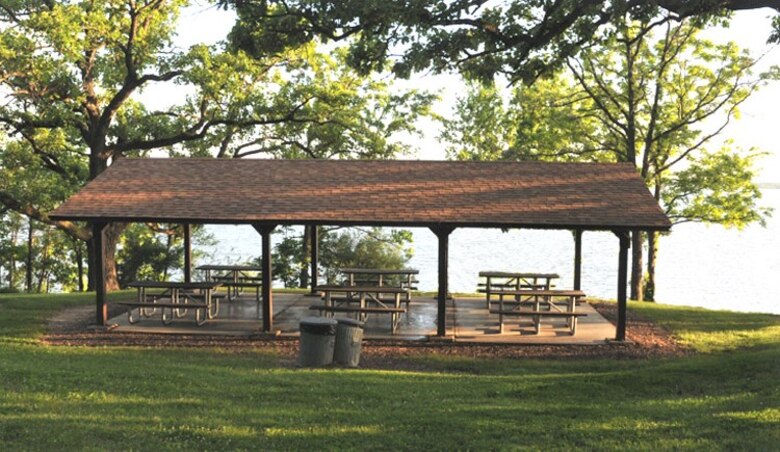 Lake Red Rock Picnic Shelters Open to First