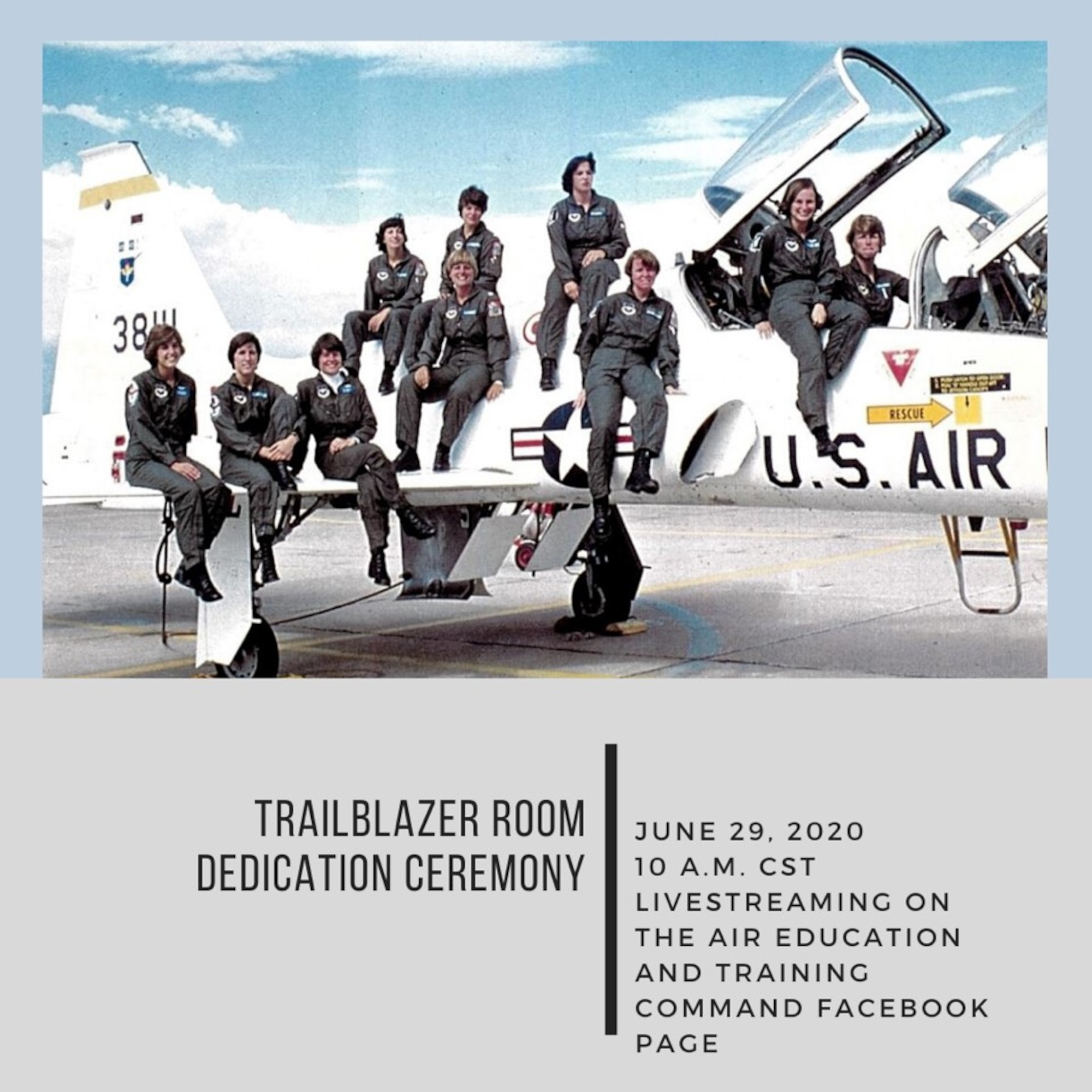 Air Education and Training Command officials will rename the Martin Hall conference room during a virtual ceremony here June 29, 2020 at 9 a.m. CST.