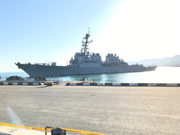 USS Porter in Georgia