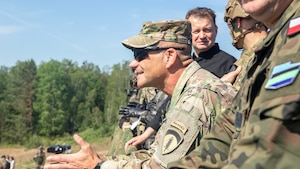 Polish Minister of Defense, U.S. Ambassador, U.S. Army Europe Commander visit Allied Spirit Troops