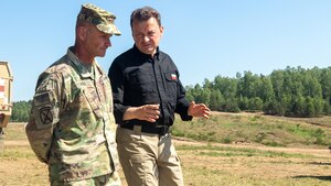 Polish Minister of Defense, U.S. Ambassador, U.S. Army Europe Commander visit Allied Spirit Troops