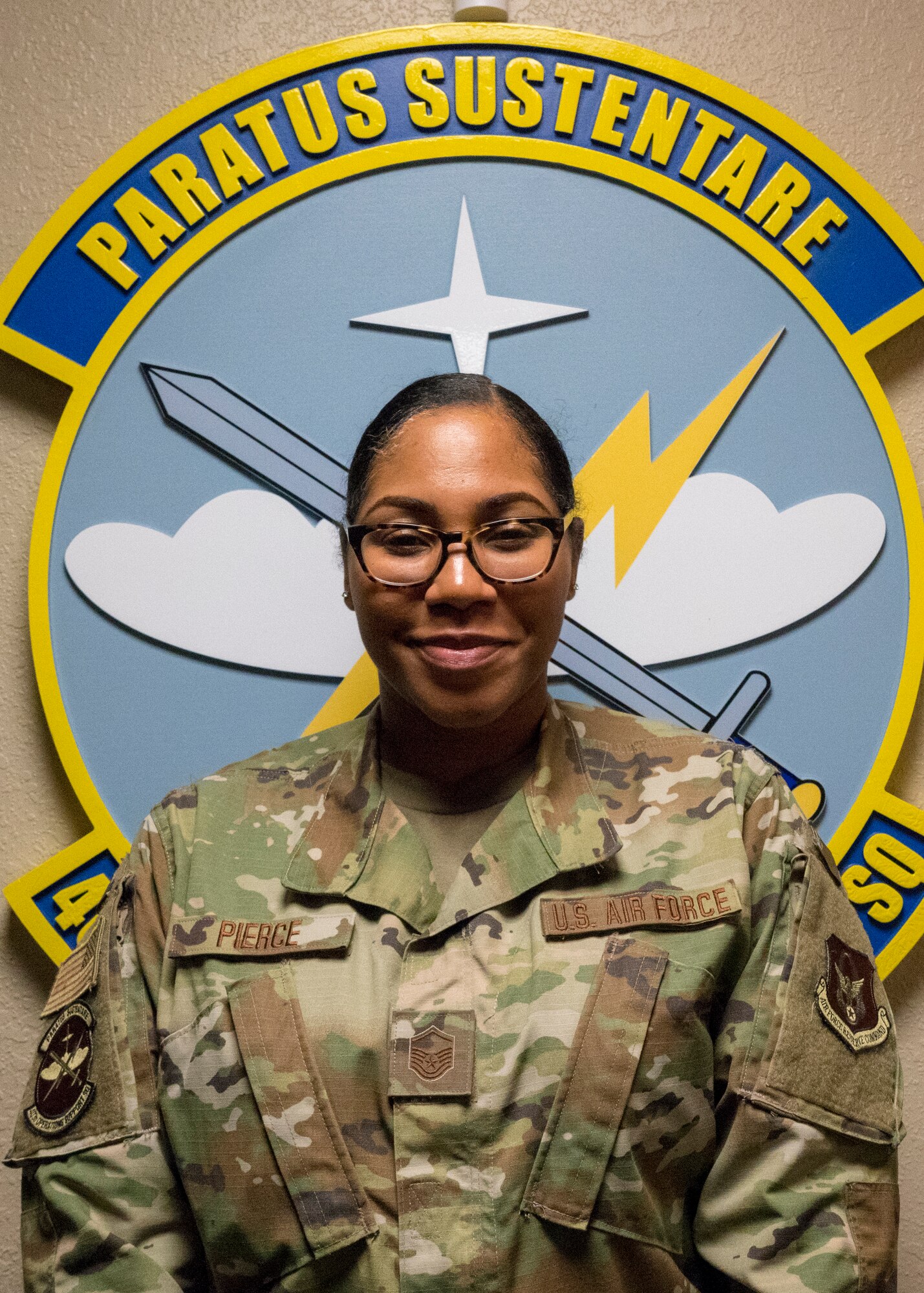 Master Sgt. Leatrice Pierce, 403rd Operations Support Squadron aircrew flight equipment, was selected as the 403rd Wing’s first quarter award winner in the civilian category II. (U.S. Air Force photo by Tech. Sgt. Christopher Carranza)