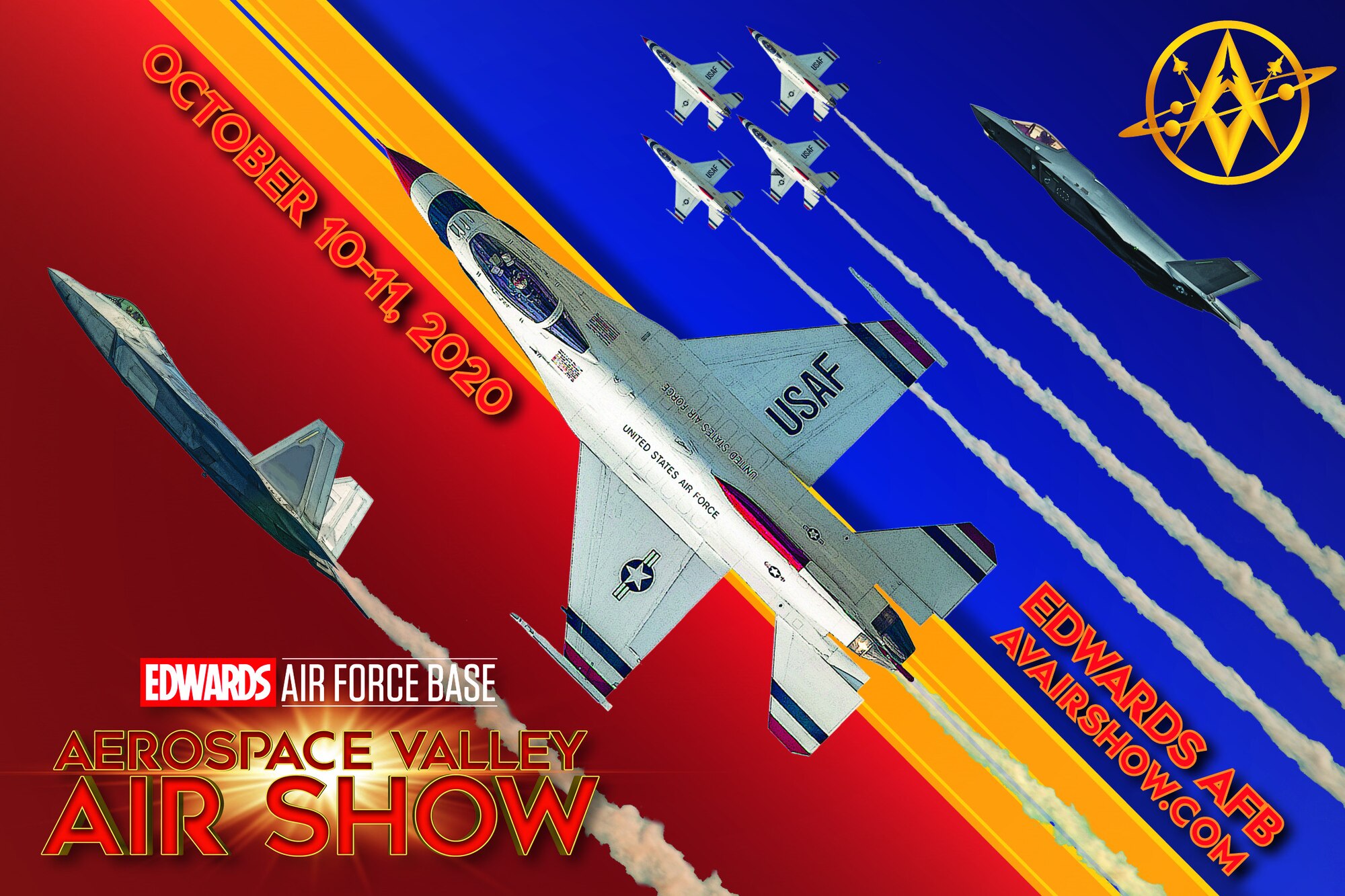 The 412th Test Wing commander, Brig. Gen. Matthew Higer, announced the 2020 Aerospace Valley Air Show in October will be a “hybrid event.” Higer announced the change to the airshow during a live-stream town hall, June 19.