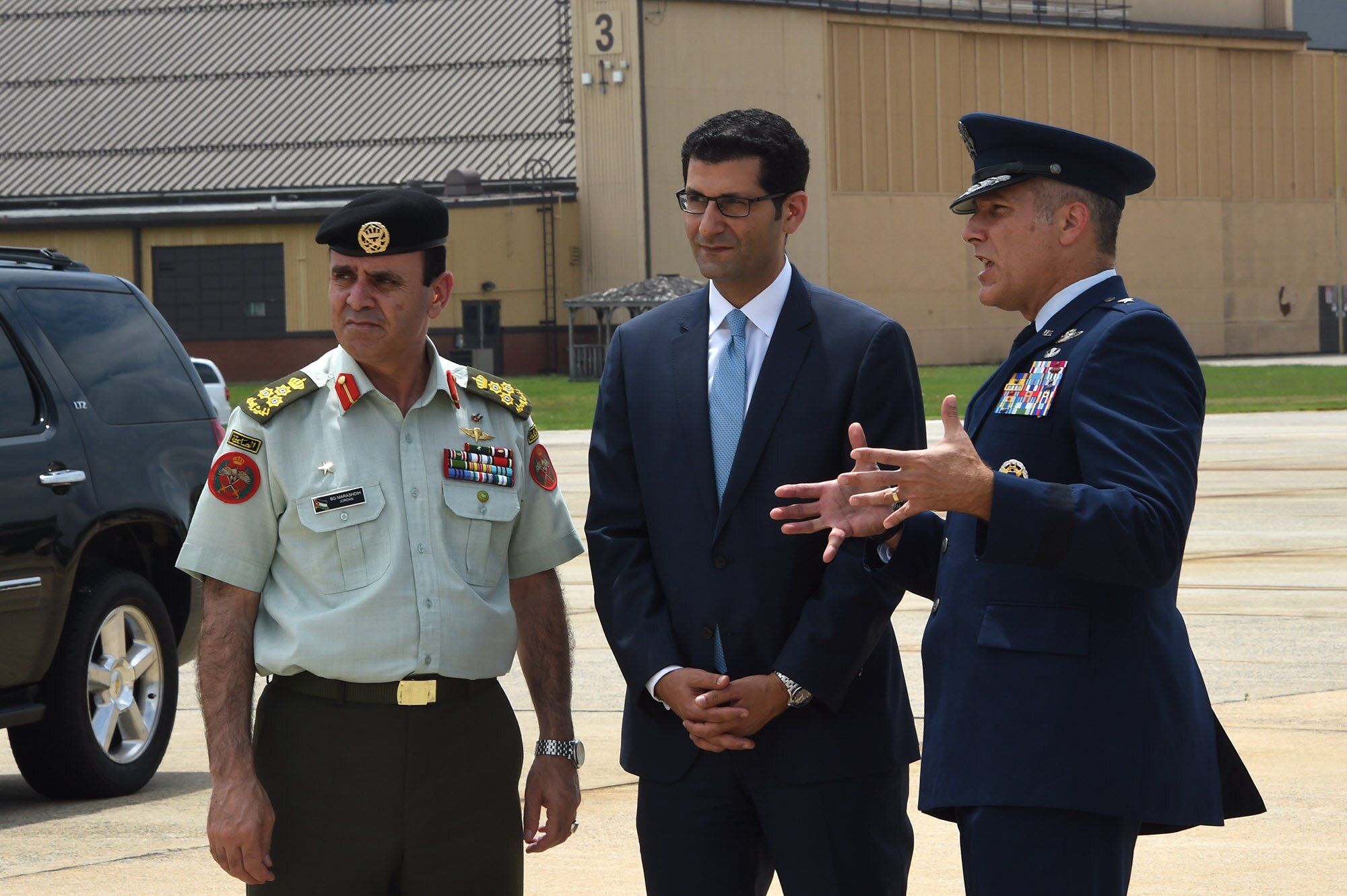 Jordan donates personal protective equipment at Joint Base Andrews for COVID-19 response