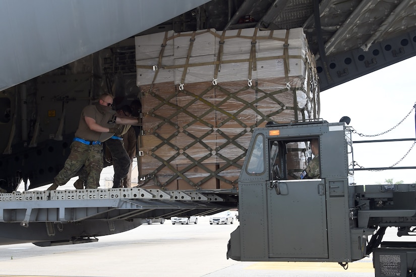 Jordan donates personal protective equipment at Joint Base Andrews for COVID-19 response