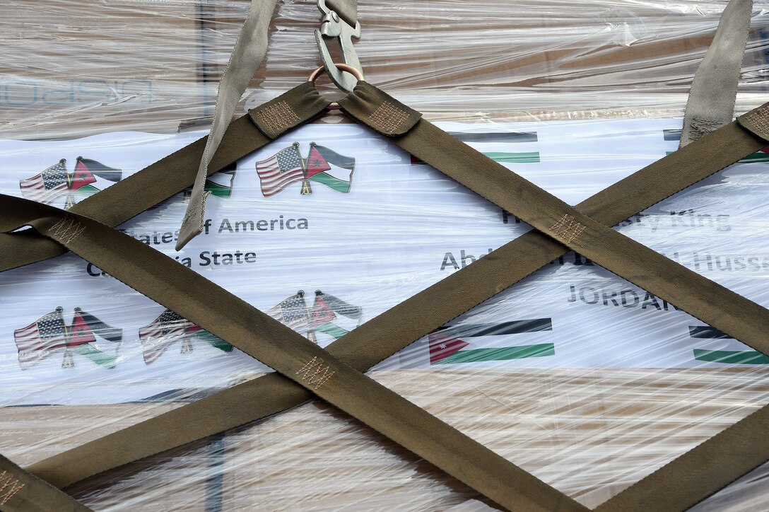 Jordan donates personal protective equipment at Joint Base Andrews for COVID-19 response