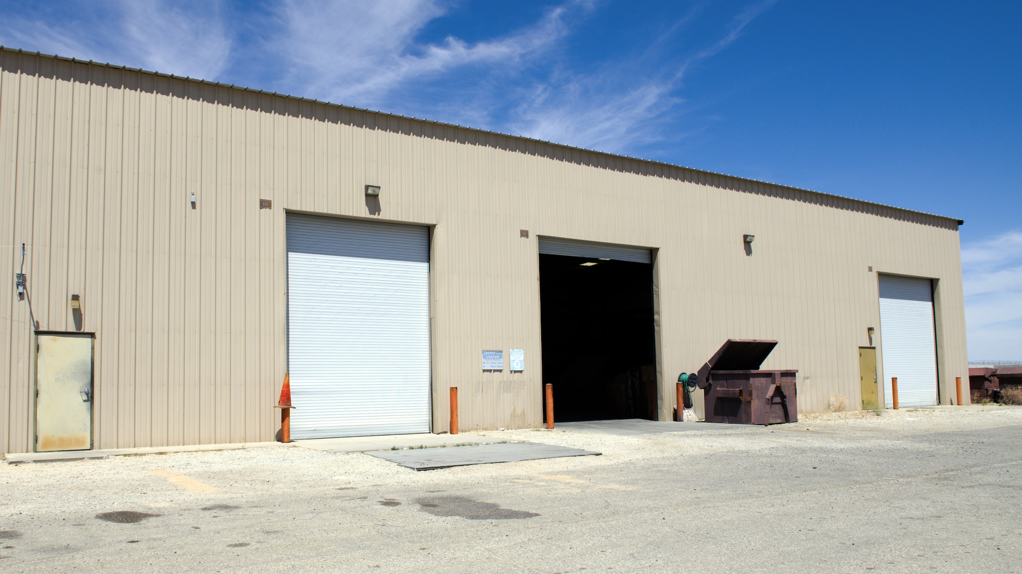 The recycling center at the base landfill can take scrap metal, cardboard, white paper, most plastic and glass and CRV beverage containers. If you are not sure if your items are recyclable or not, it’s always best to call ahead at (661) 277-DUMP.
