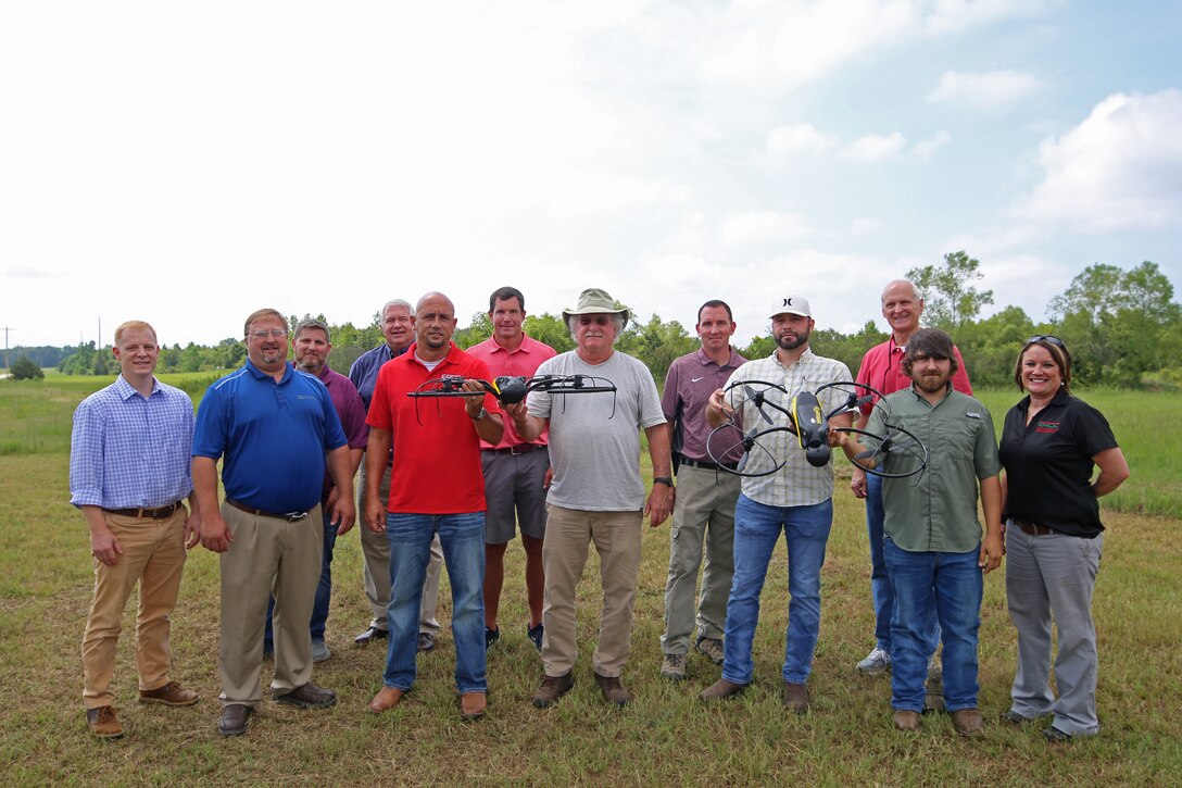 Employees from across the U.S. Army Corps of Engineers attend the USACE unmanned aerial systems training course at Hinds Community College in Raymond, Mississippi. The training program has been extremely beneficial to the USACE Aviation Program. (U.S. Army Corps of Engineers photo)