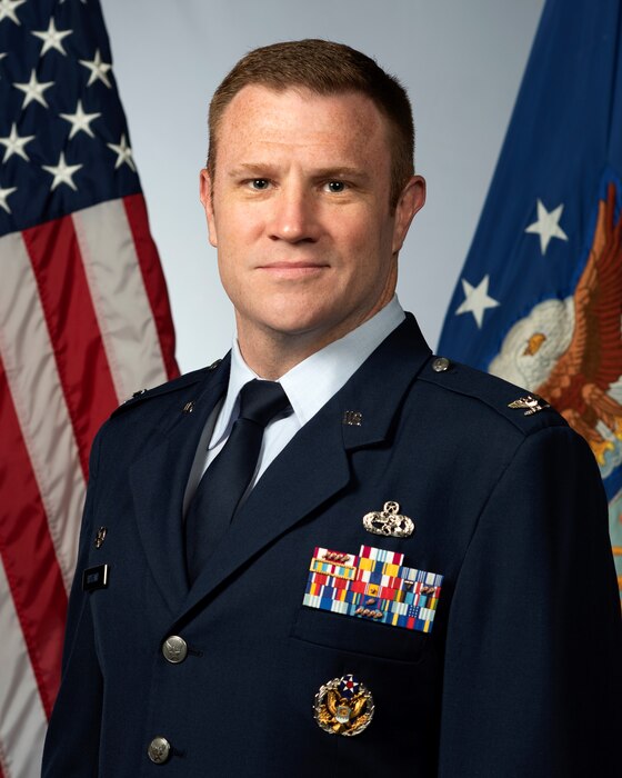 Col. Jeffrey G. Holland, 509th Maintenance Group commander, assigned to Whiteman Air Force Base, Missouri, poses for a portrait on June 16, 2020. Holland took command of the 509th MXG from Col. Mark Riselli on June 17, 2020. (U.S. Air Force photo by Staff Sgt. Kayla White)