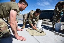 Twenty-four Airmen from nine different squadrons participated in a Multi-Capable Airmen event in support of the Agile Combat Employment concept at Misawa Air Base, Japan, June 12, 2020. The MCAs completed airfield inspections and four expedient spall repairs on the flightline.