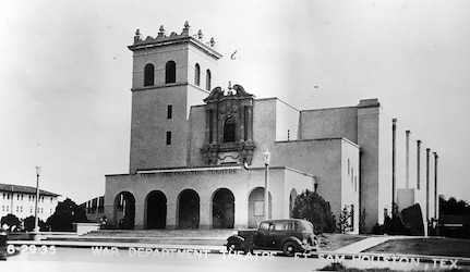 The Fort Sam Houston Theatre as it was on Aug. 29, 1935. When it opened, the theatre seated 1,207 patrons and showed sound films, the so-called “talkies” that were a global phenomenon in the early 1930s.