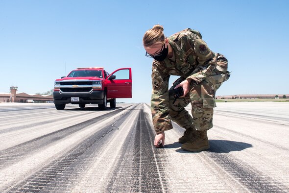 A photo of airfield operations taken for a story.