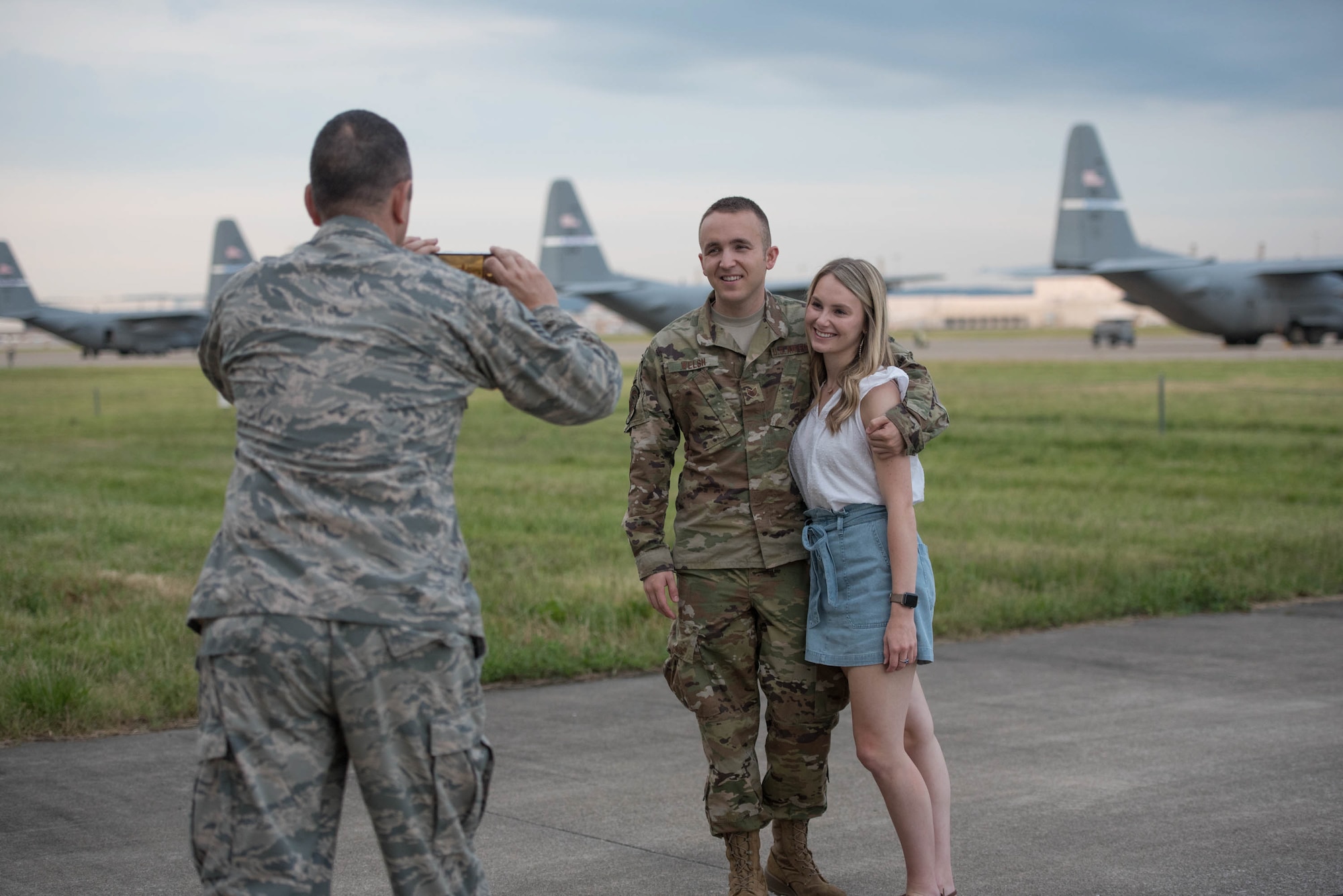 Members of the 123rd Airlift Wing board a C-130 Hercules aircraft at the Kentucky Air National Guard Base in Louisville, Ky., June 24, 2020, prior to deploying to the Persian Gulf region. The Airmen will spend four months flying troops and cargo across the U.S. Central Command area of responsibility, which includes Iraq, Afghanistan and northern Africa. (U.S. Air National Guard photo by Senior Airman Clayton Wear)