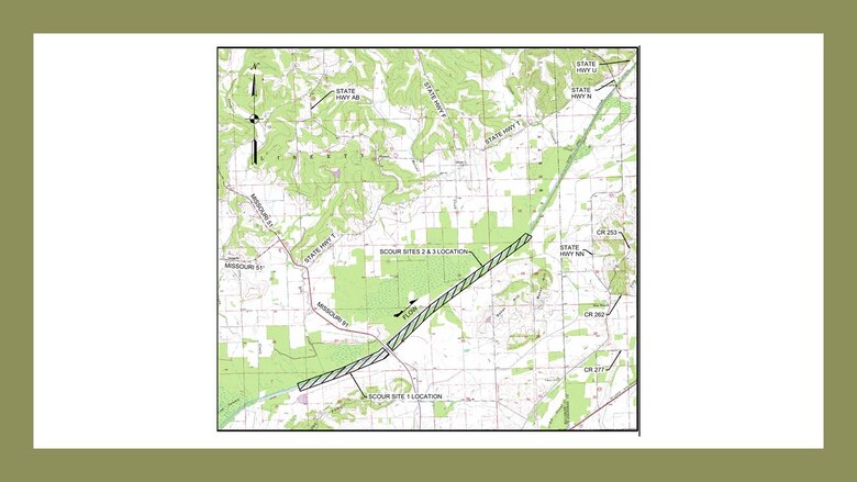 West Basin Scour Repair Project, Phase 3 map.