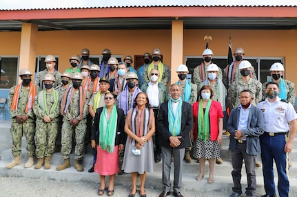 U.S. Navy Seabees Complete 100th Construction Project in Timor-Leste.