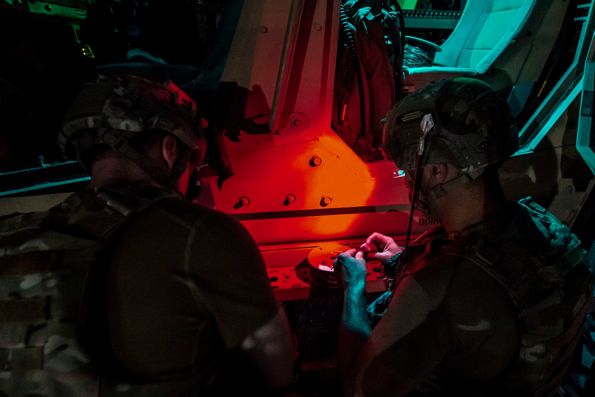 airmen prepare to search for IEDs