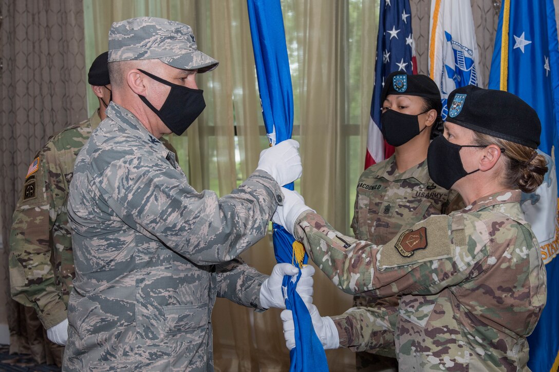 U.S. Army Change of Command. 733d Mission Support Group