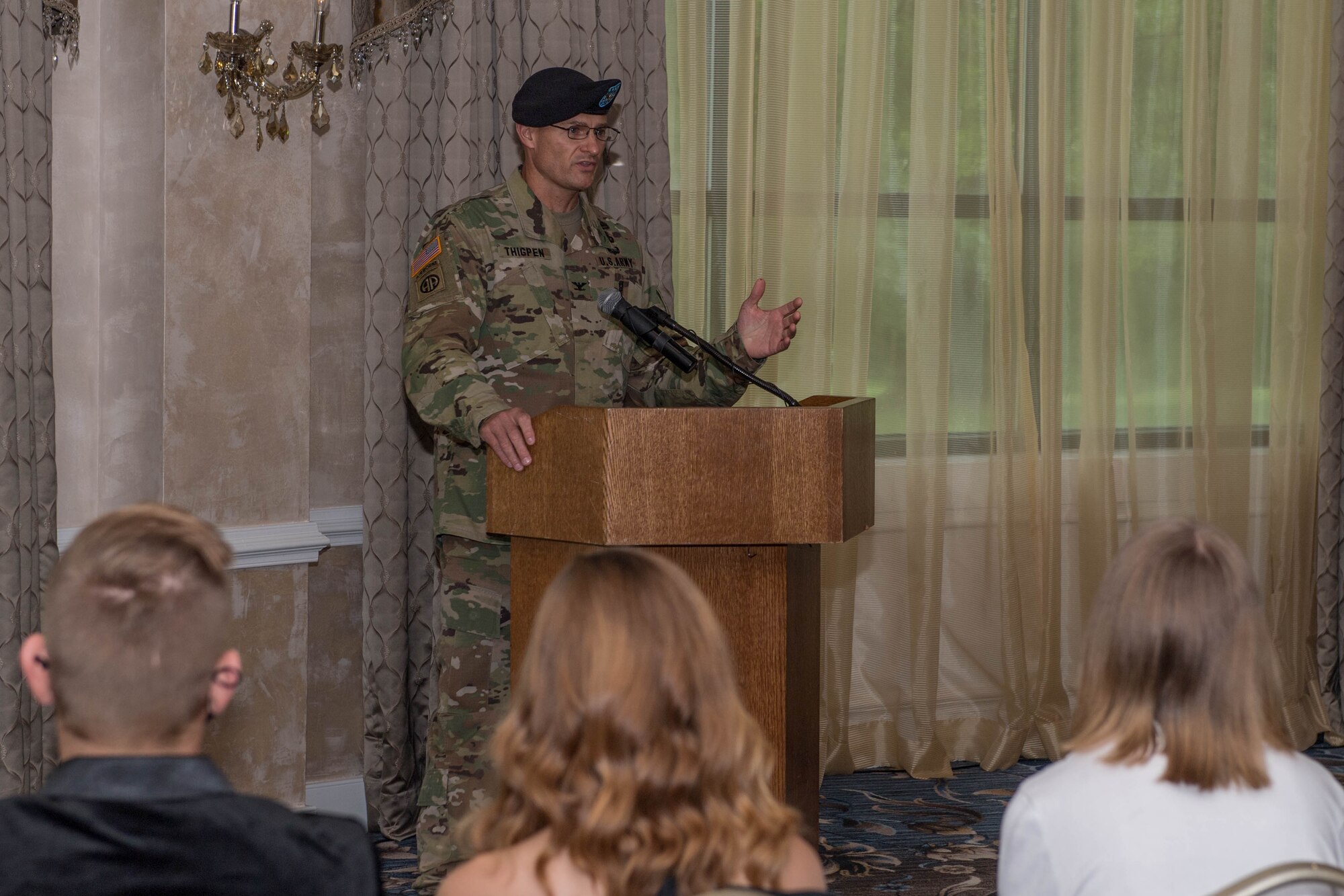 U.S. Army Change of Command. 733d Mission Support Group