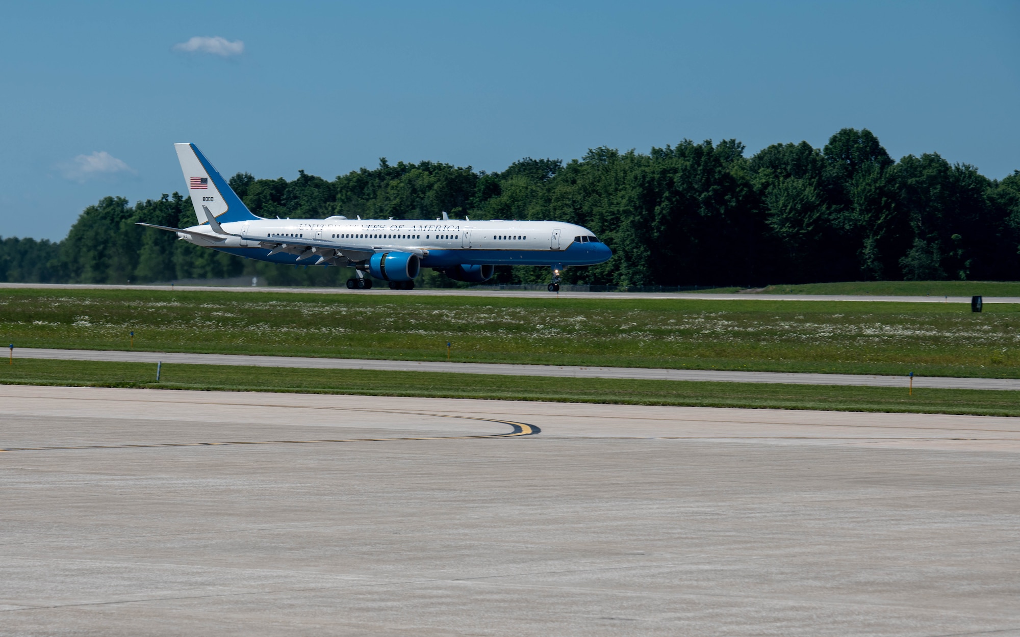 U.S. Vice President Mike Pence landed at YARS before attending a local event June 25, 2020.