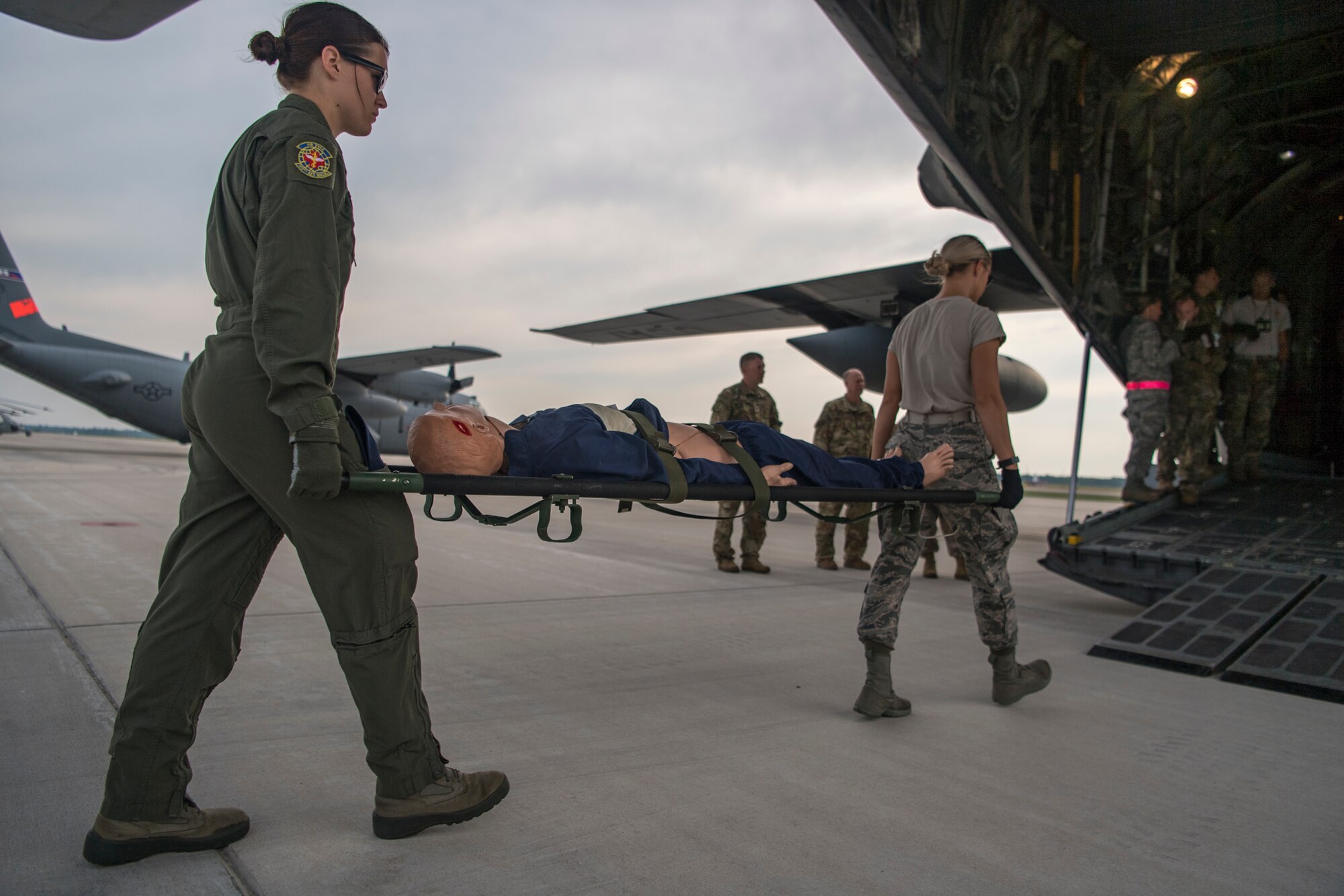 Aeromedical evacuation exercises with nation-wide National Guard support are staged as part of Northern Strike 19 at Alpena Combat Readiness Training Center, Mich., July 29, 2019.



Northern Strike 19 is a National Guard Bureau-sponsored exercise uniting service members from more than 20 states, multiple service branches and seven coalition countries during the last two weeks of July 2019 at the Camp Grayling Joint Maneuver Training Center and the Alpena Combat Readiness Training Center, both located in northern Michigan and operated by the Michigan National Guard. The accredited Joint National Training Capability exercise demonstrates the Michigan National Guard’s ability to provide accessible, readiness-building opportunities for military units from all service branches to achieve and sustain proficiency in conducting mission command, air, sea and ground maneuver integration, together with the synchronization of fires in a joint, multinational, decisive action environment (U.S. Air National Guard photo by Senior Airman Gary Leonard).