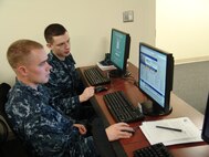 Two Seamen complete Navy e-learning courses