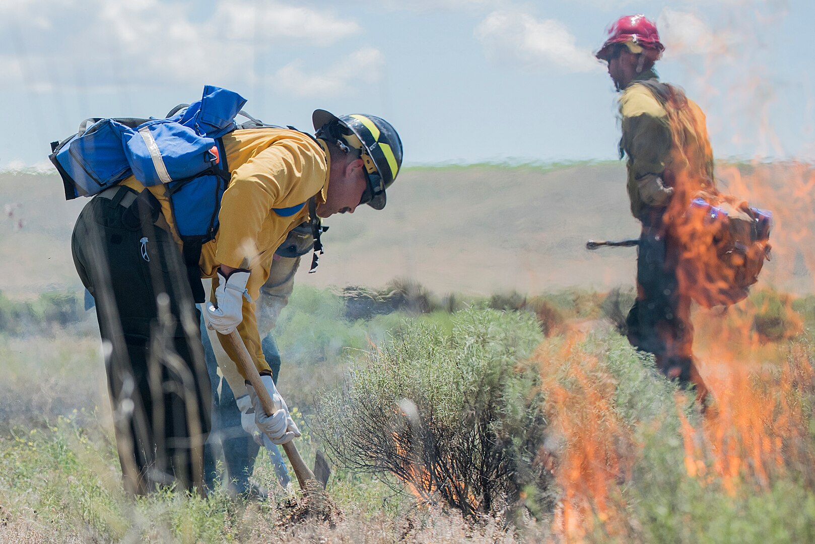 About 40 Idaho Citizen-Solders attended the Idaho National Guard's first wildland firefighting training course at Gowen Field, Idaho, June 15-19 and June 22-26, 2020. It was the first time the five-day courses were offered to non-firefighter members of the Guard.