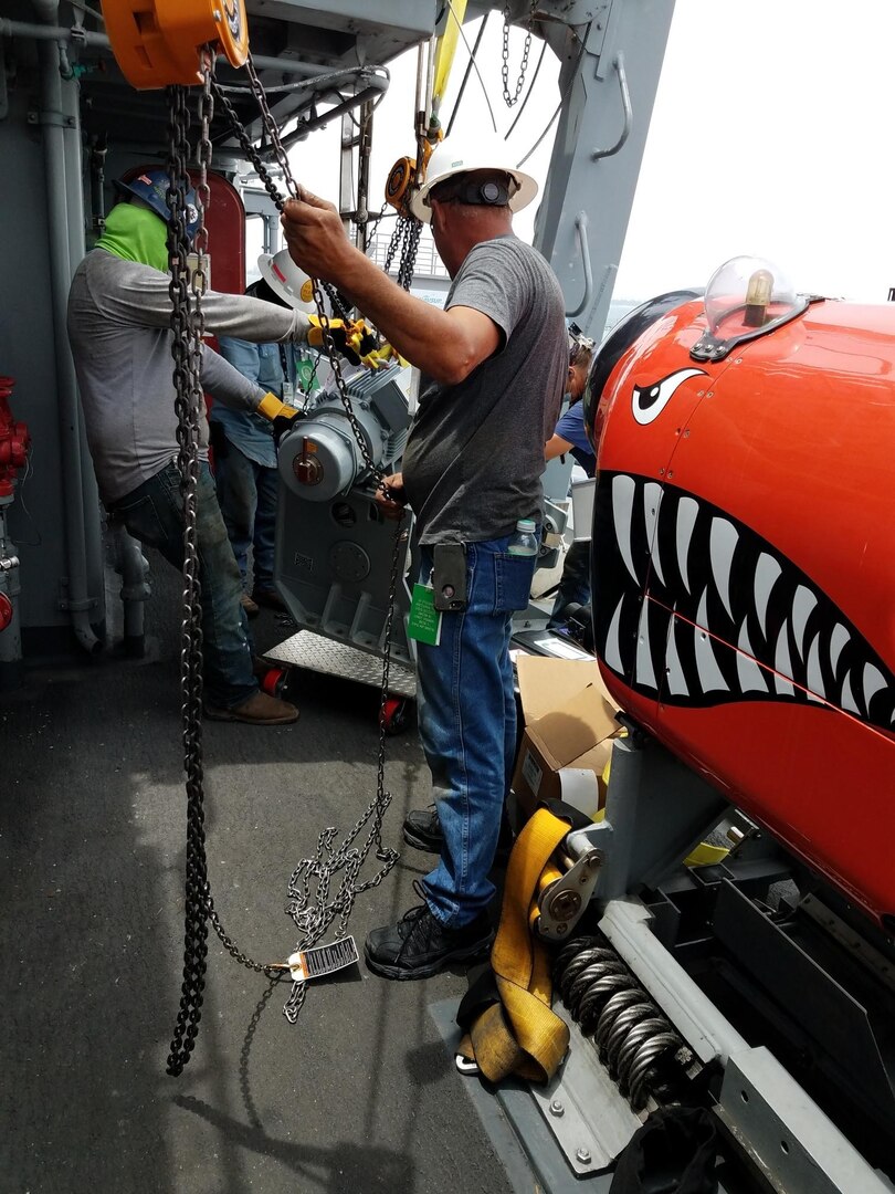 The Naval Surface Warfare Center Panama City Division (NSWC PCD) Mine Warfare Sustainment Division completed combat systems equipment harvesting on three Avenger Class Mine Countermeasure  ships scheduled for decommissioning in August 2020.  The effort led by the NSWC PCD, crossed multiple PMS 495 programs, and was internally supported by NSWC PCD’s contracting and property management teams.