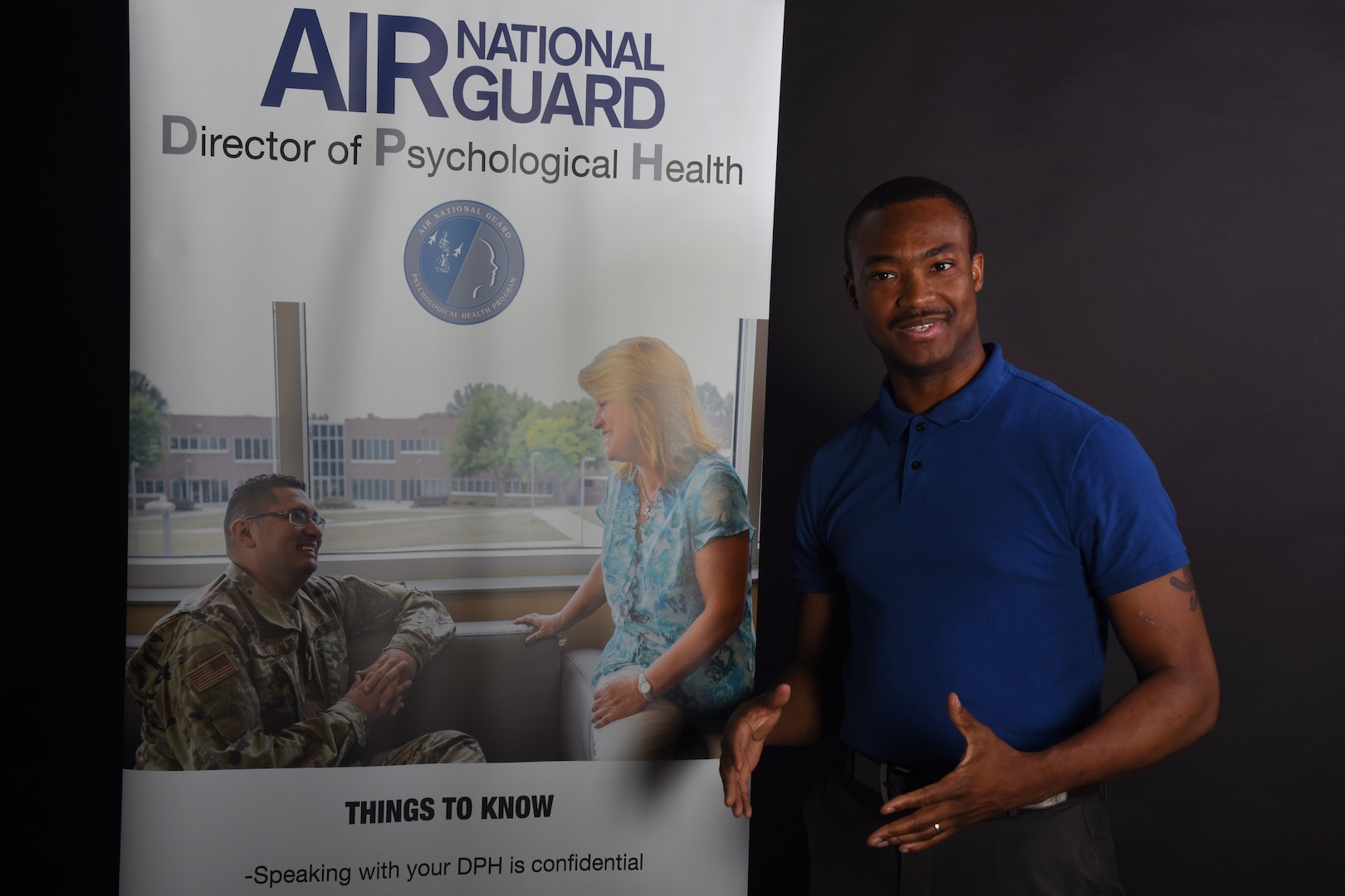 Resilience is the focus of Rico Brown, the new director of psychological health for the South Carolina Air National Guard at McEntire Joint National Guard Base, June 24, 2020.