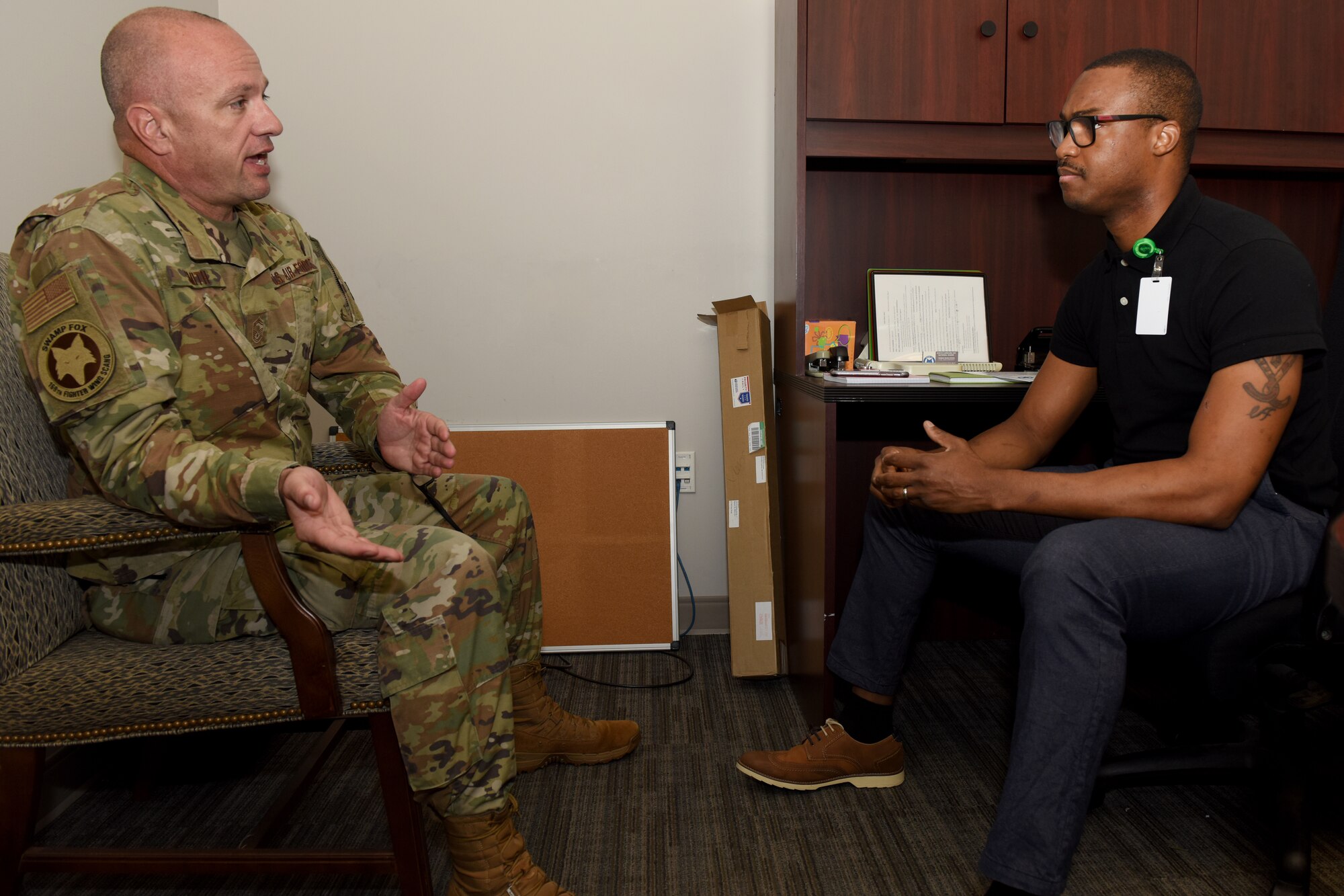 Mr. Rico Brown, newly appointed Director of Psychological Health for the South Carolina Air National Guard at McEntire Joint National Guard Base,