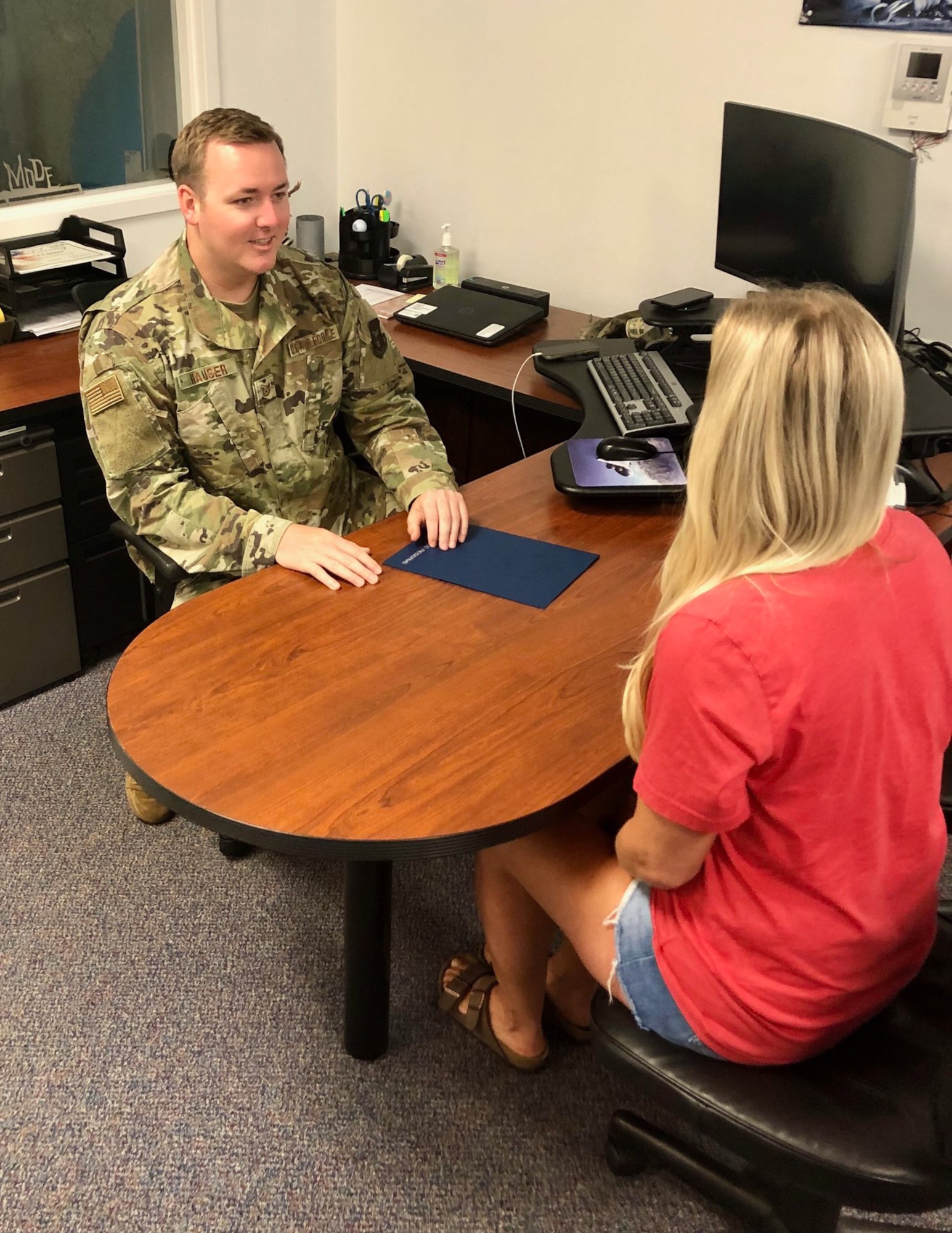 Tech. Sgt. Kyle Hauser, 351st Recruiting Squadron at Joint Base Charleston, South Carolina, met his fiscal 2020 accession goal in less than four months.