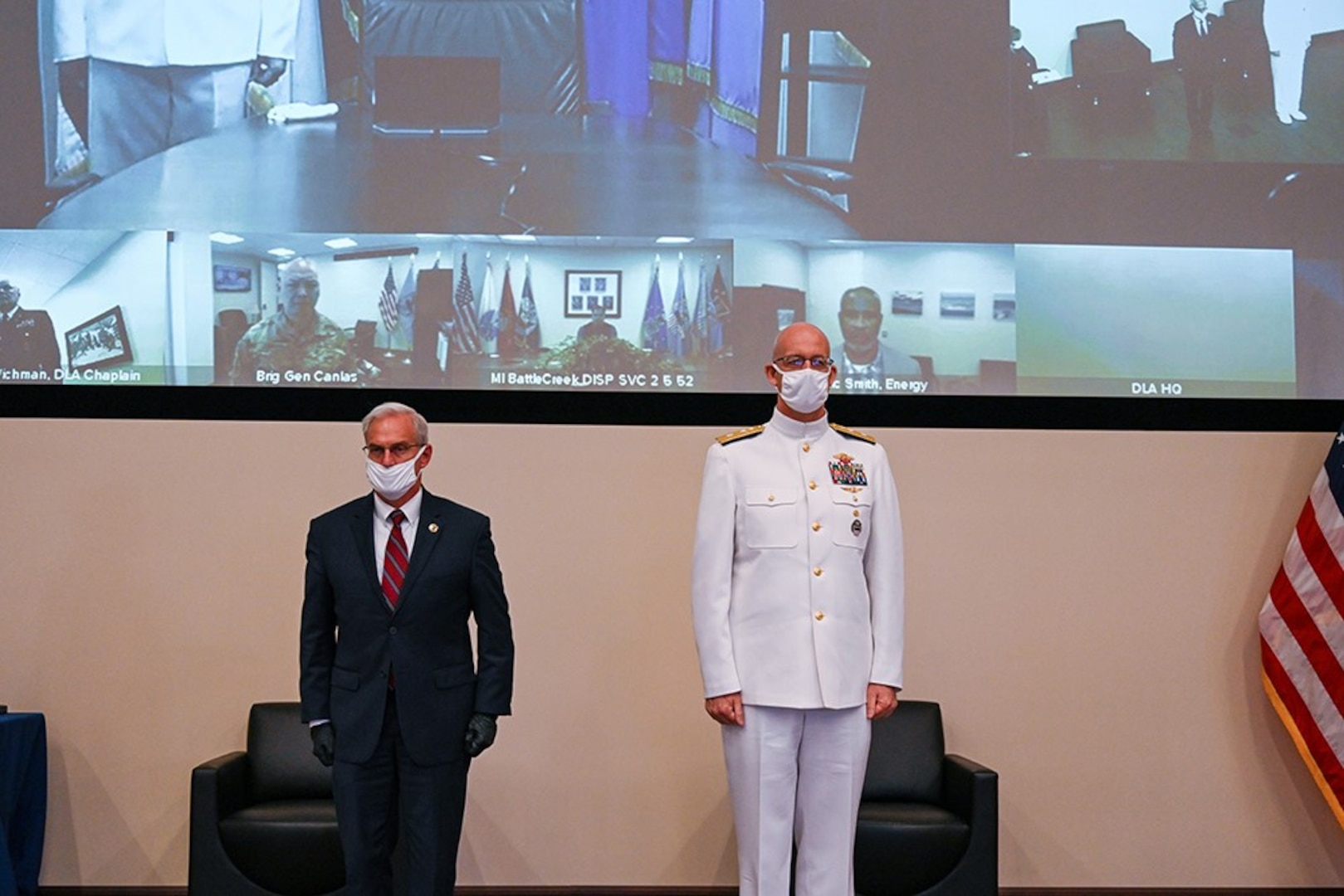 Jones relinquishes command via virtual ceremony at DLA Distribution Headquarters