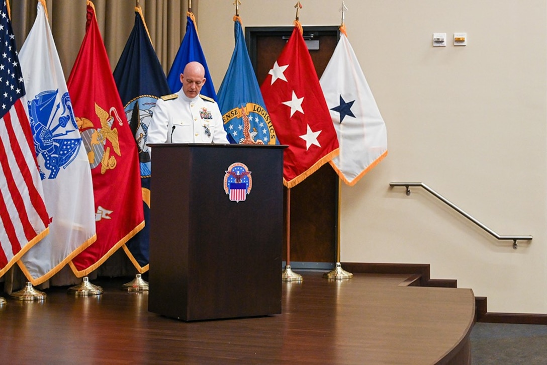 Jones relinquishes command via virtual ceremony at DLA Distribution Headquarters