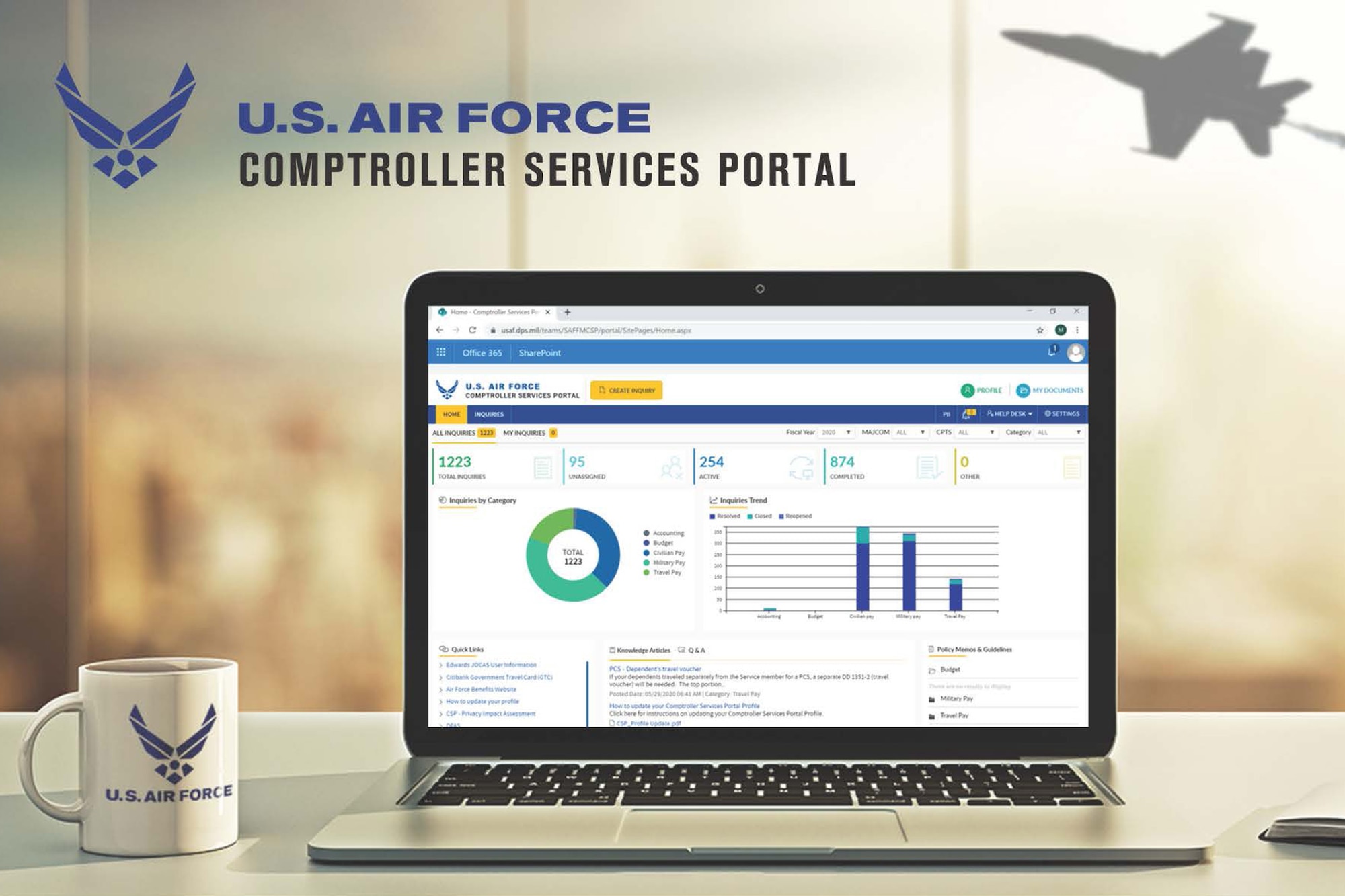 The 341st Comptroller Squadron is implementing a new program called the Comptroller Services Portal.