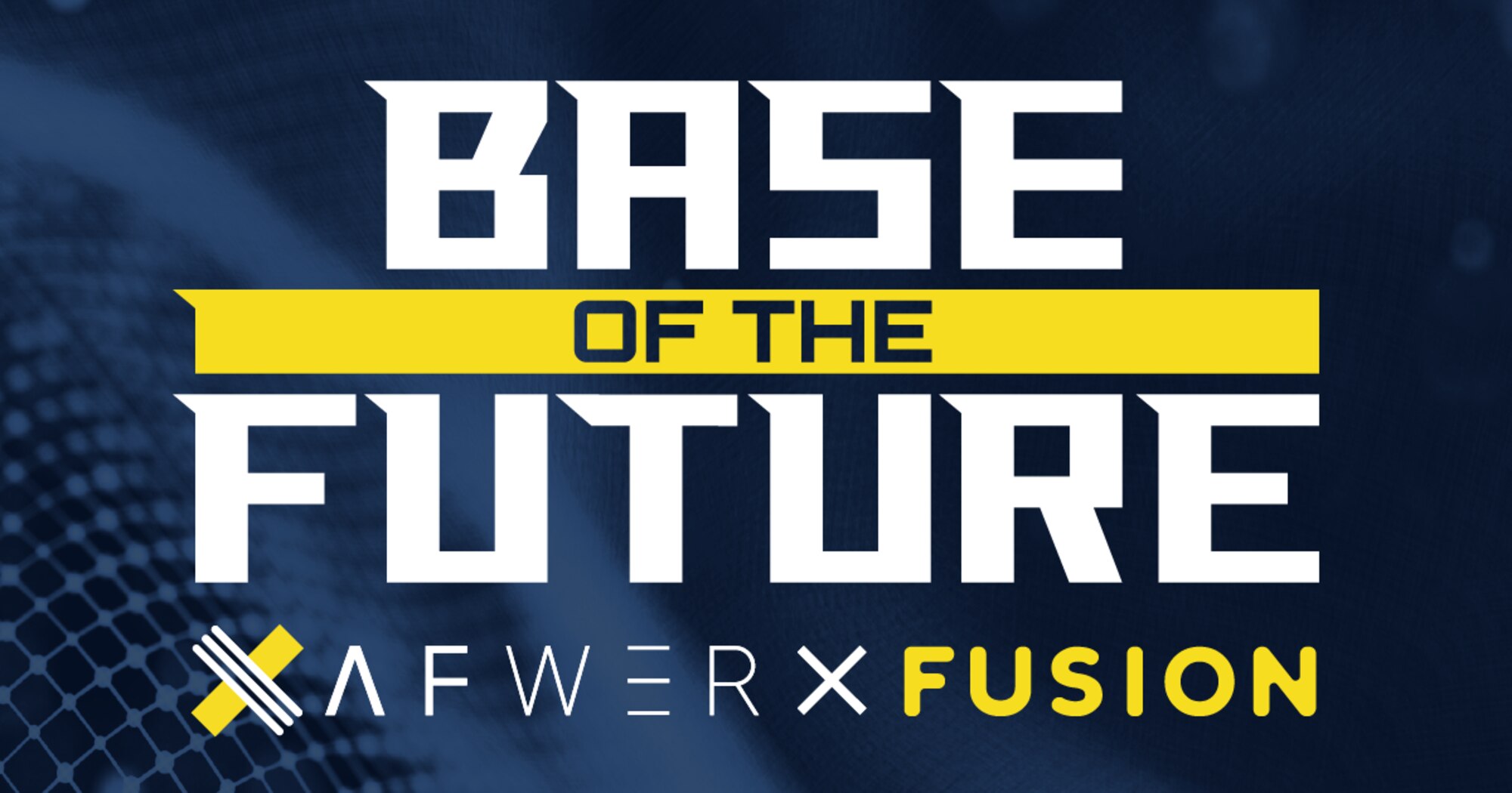 AFWERX, the U.S. Air Force’s innovation arm and catalyst for fostering innovation within the Air Force, announced registration is now live for the AFWERX Fusion 2020 Base of the Future virtual event, July 28 to 30. The event will feature more than 300 teams from the public and private sector participating in the Base of the Future Showcase to present their innovative solutions to Air Force leadership and key military decision-makers and operators. (AFWERX courtesy graphic)