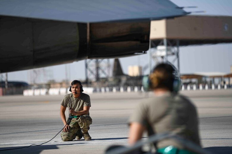 This 555th Expeditionary Fighter Squadron will deliver airpower throughout the area of responsibility to promote peace through deterrence.