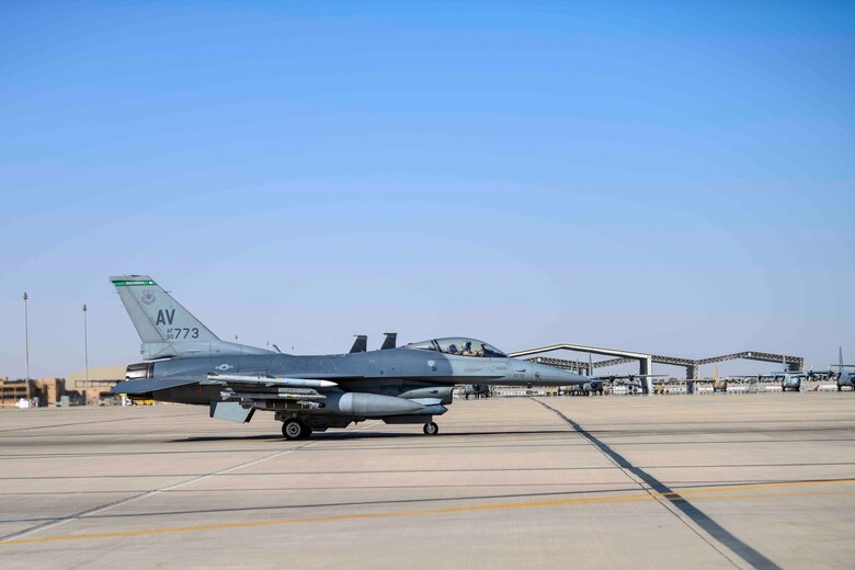 This 555th EFS will deliver war-winning airpower throughout the area of responsibility to promote peace through deterrence.