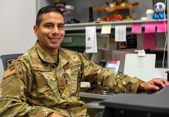 Tech. Sgt. Christian E. De La Cruz, 445th Aerospace Medicine Squadron aerospace medical technician, is the 445th Airlift Wing March Spotlight Performer. (U.S. Air Force photo/Master Sgt. Patrick O’Reilly)